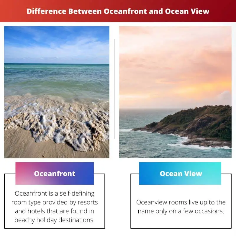Difference Between Oceanfront and Ocean View