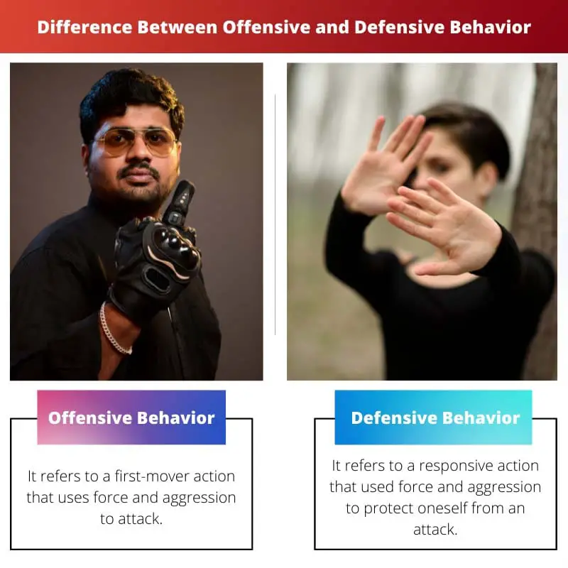 Difference Between Offensive and Defensive Behavior