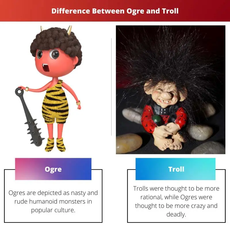Difference Between Ogre and Troll