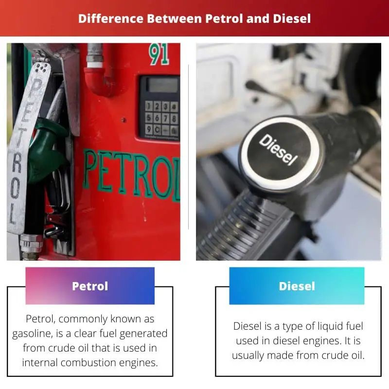 Difference Between Petrol and Diesel
