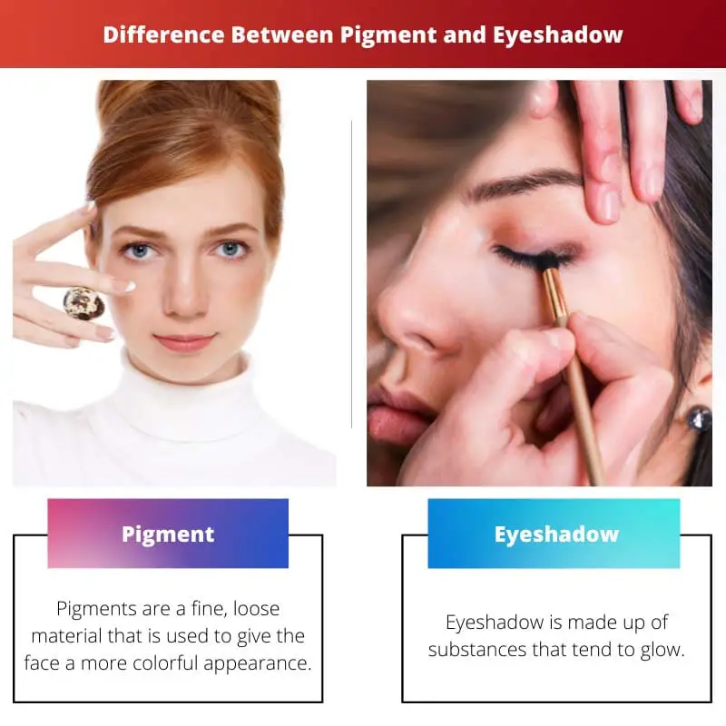 Difference Between Pigment and Eyeshadow