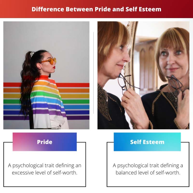 Difference Between Pride and Self Esteem