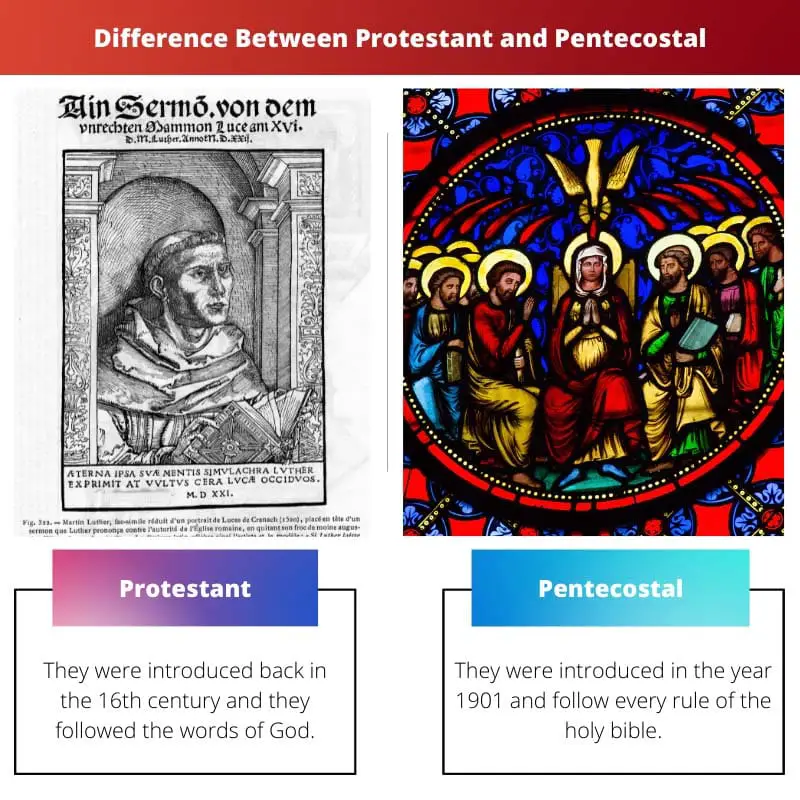 Difference Between Protestant and Pentecostal