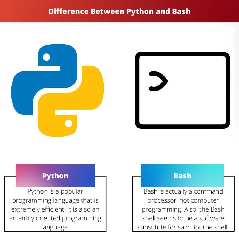 Difference Between Python and Bash