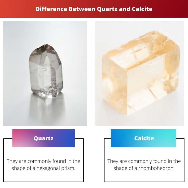 Difference Between Quartz and Calcite