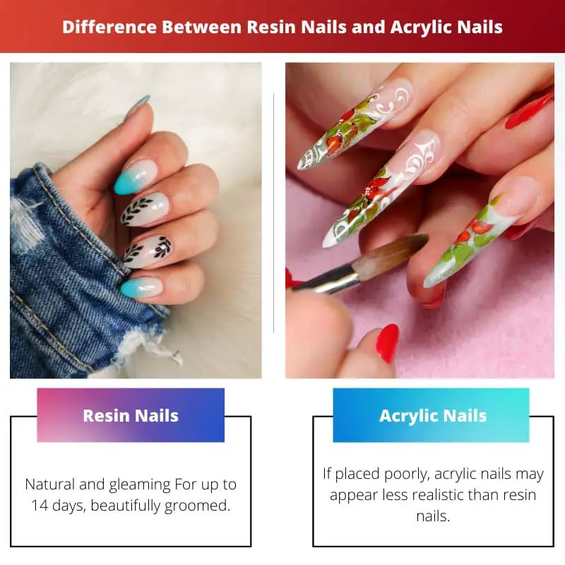 Difference Between Resin Nails and Acrylic Nails