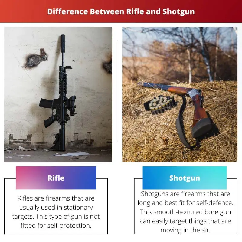 Difference Between Rifle and Shotgun