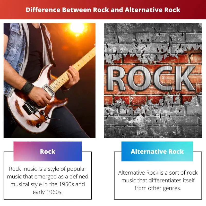 Difference Between Rock and Alternative Rock