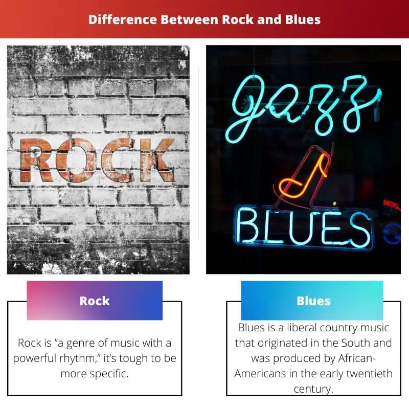 Difference Between Rock and Blues