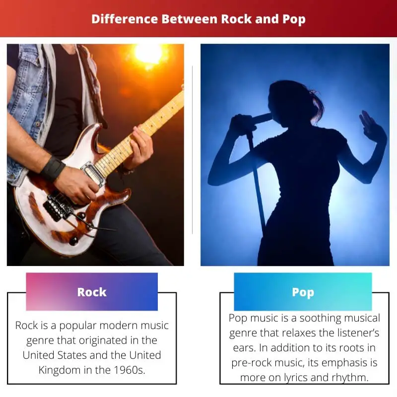 Difference Between Rock and Pop