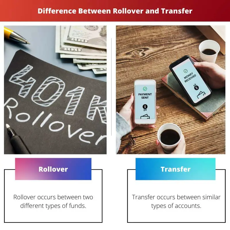 Difference Between Rollover and Transfer