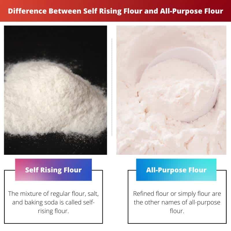 Self Rising Flour vs AllPurpose Flour Difference and Comparison