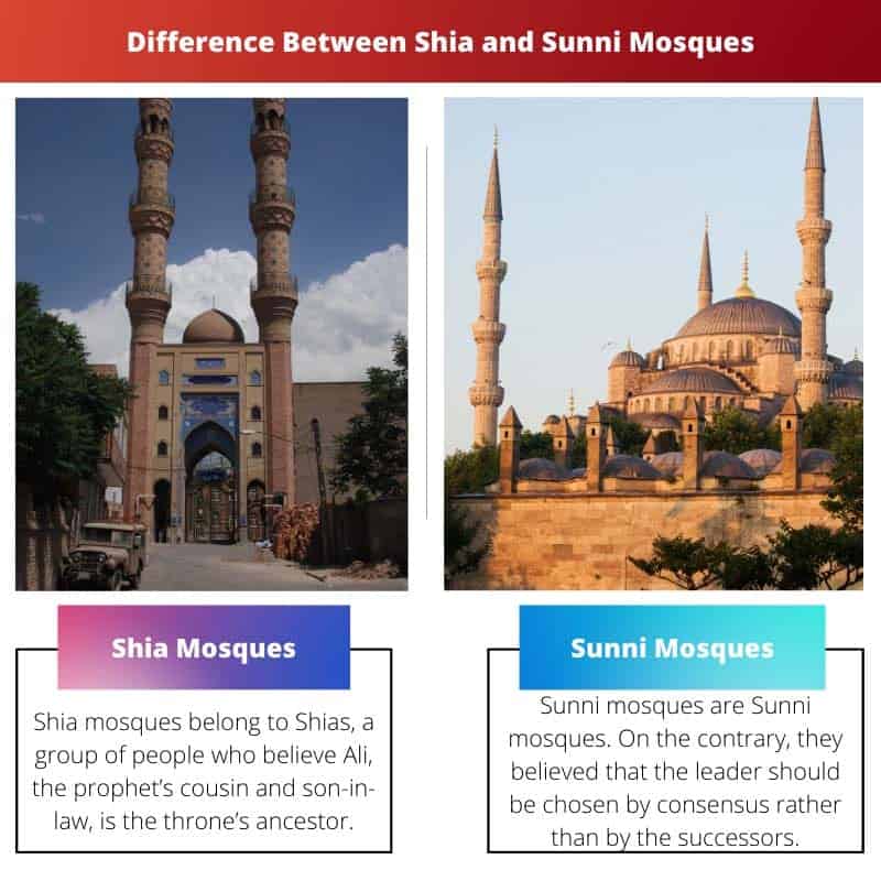 Shia Vs Sunni Mosques: Difference And Comparison