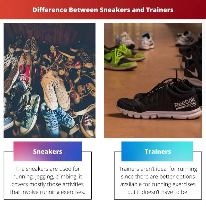Difference Between Sneakers and Trainers