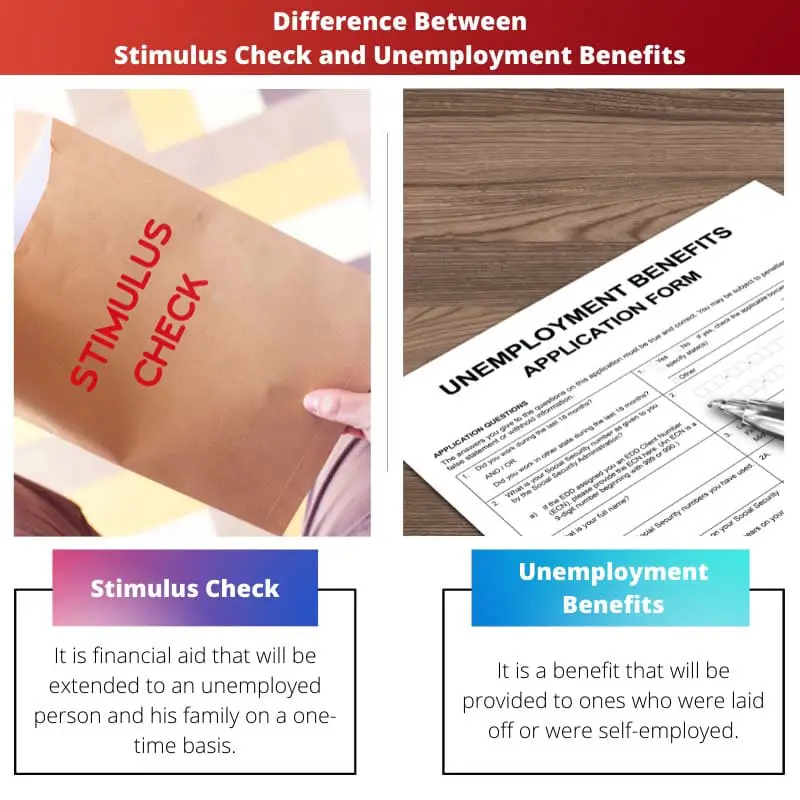 Difference Between Stimulus Check and Unemployment Benefits