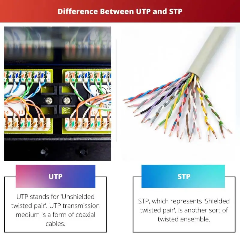 Difference Between UTP and STP