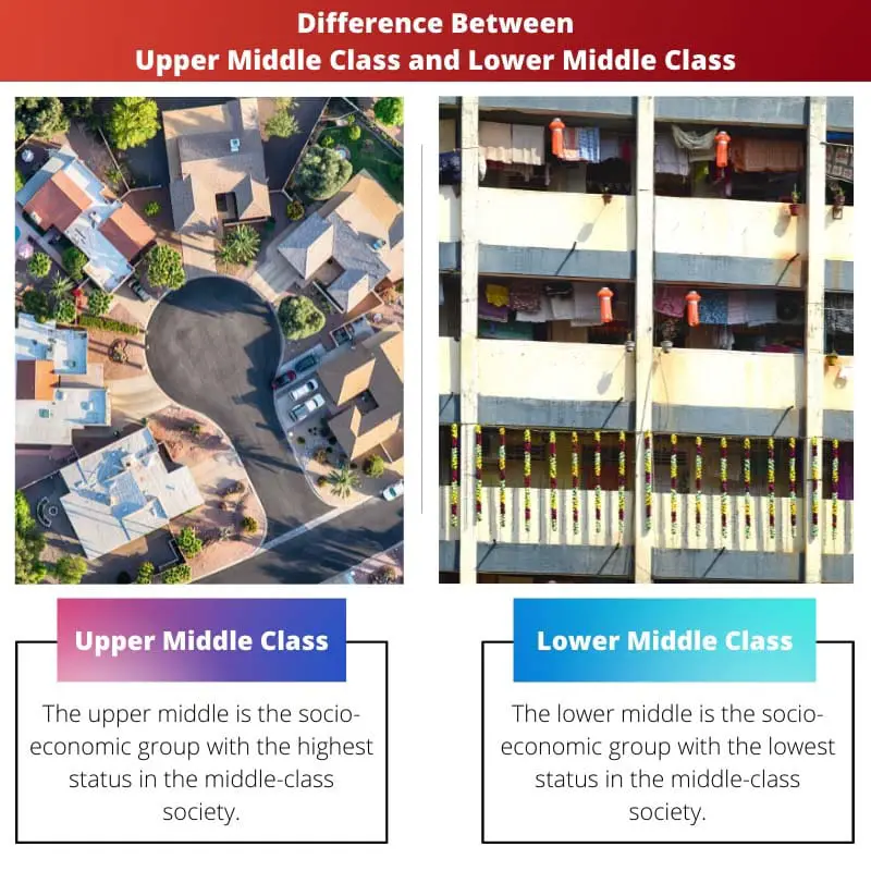 Difference Between Upper Middle Class and Lower Middle Class
