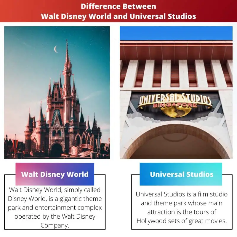 Difference Between Walt Disney World and Universal Studios