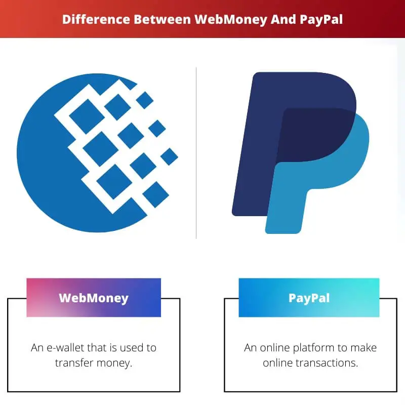 Difference Between WebMoney And PayPal