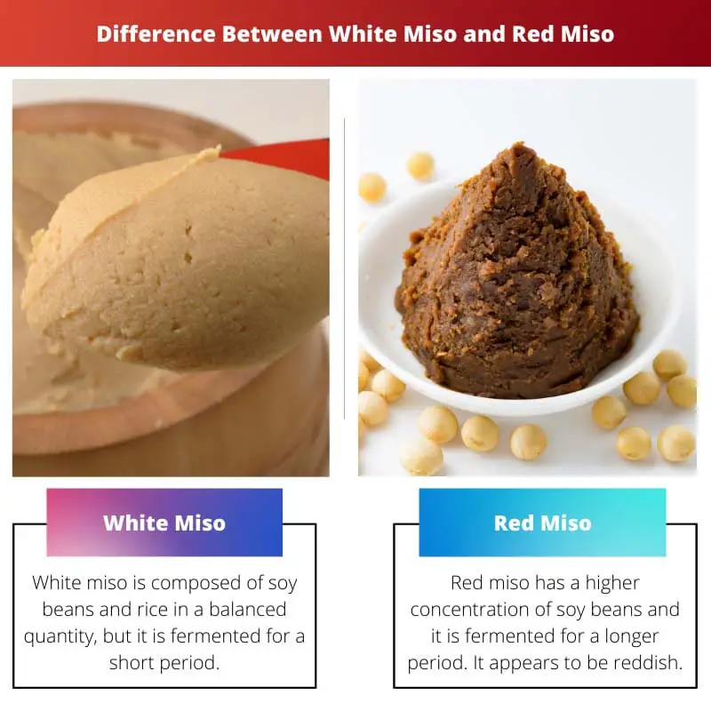 Difference Between White Miso and Red Miso