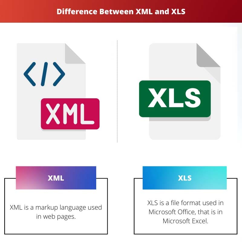 Difference Between XML and XLS