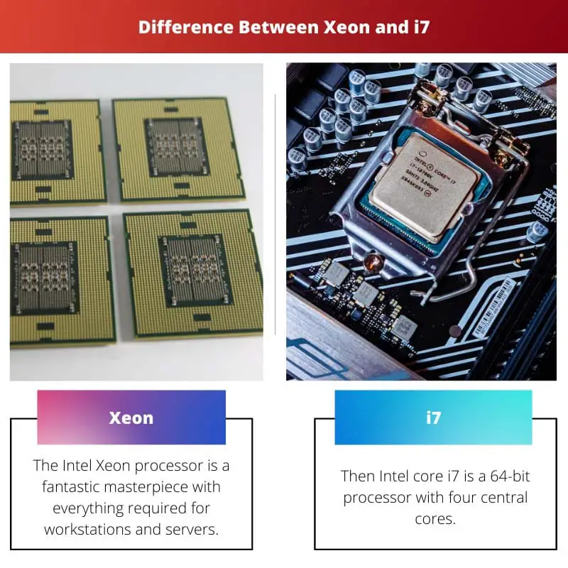 Difference Between Xeon and i7