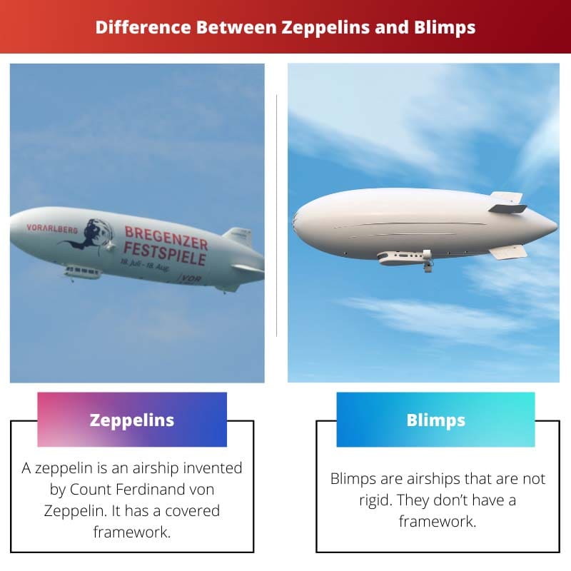 Difference Between Zeppelins and Blimps