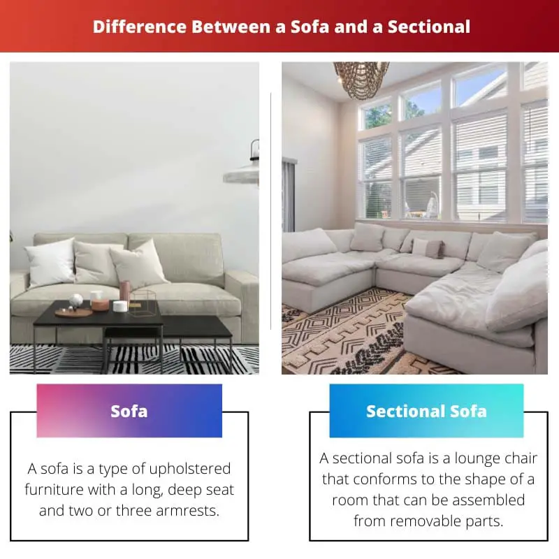 Difference Between a Sofa and a Sectional