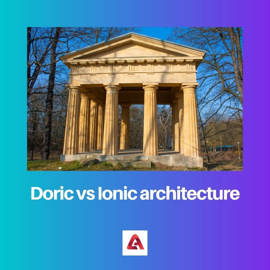 Doric vs Ionic architecture