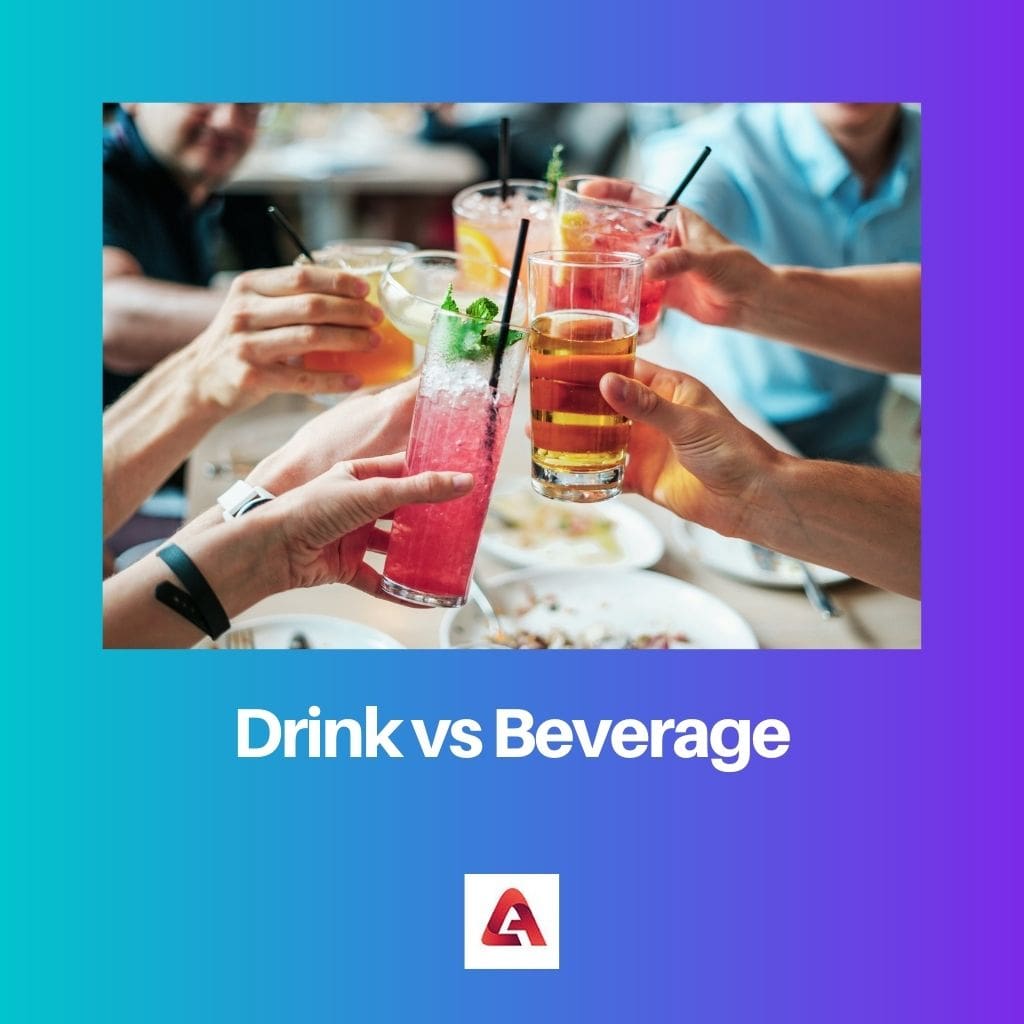 Drink vs Beverage