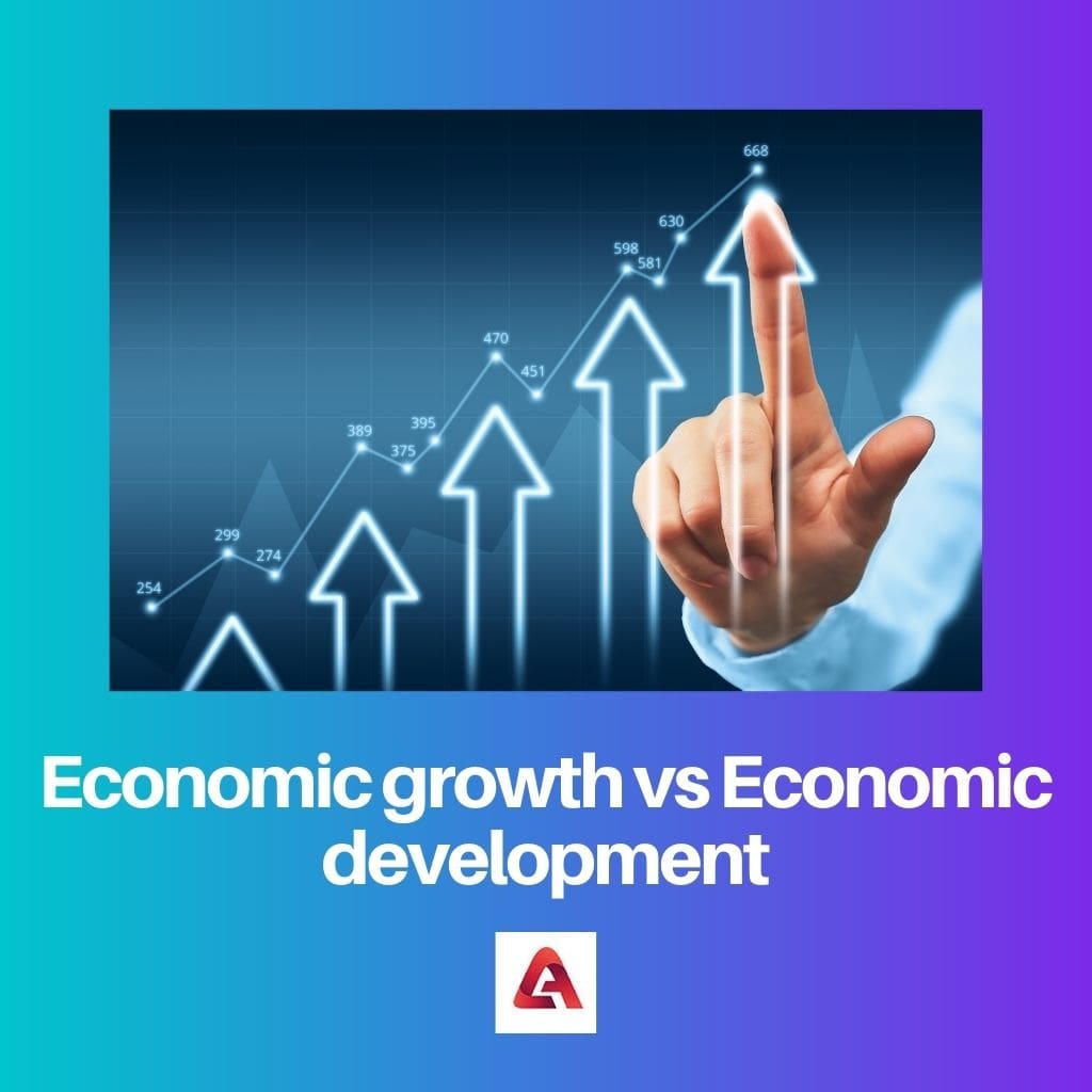 Economic growth vs Economic development