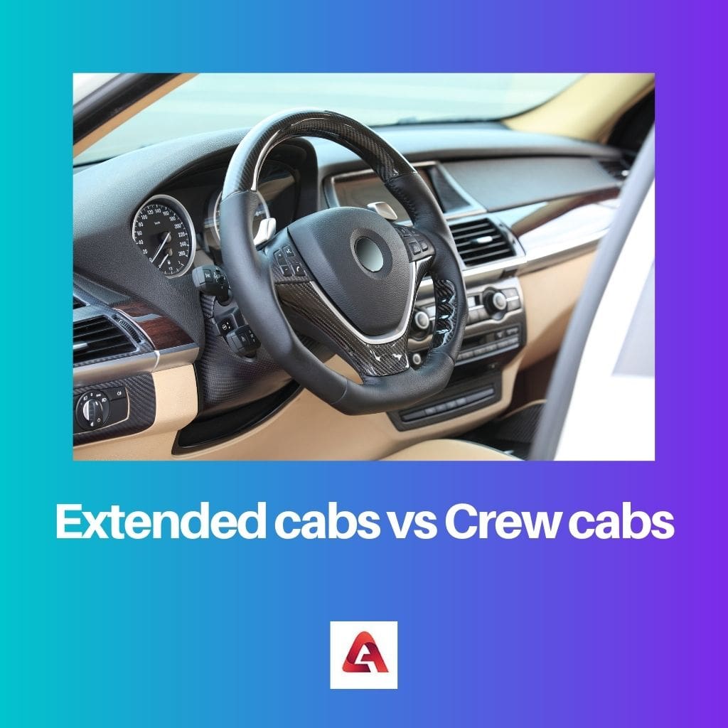 Extended cabs vs Crew cabs