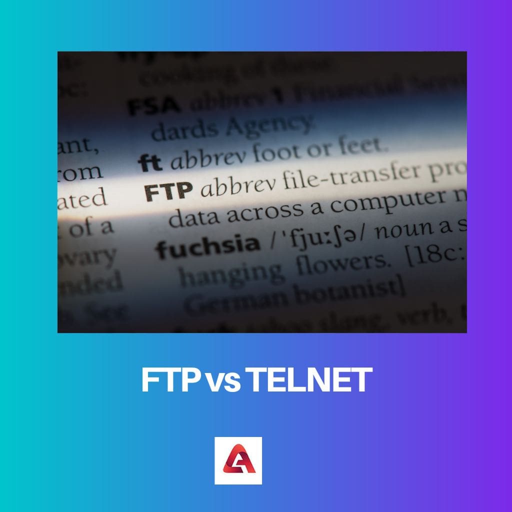 FTP vs TELNET