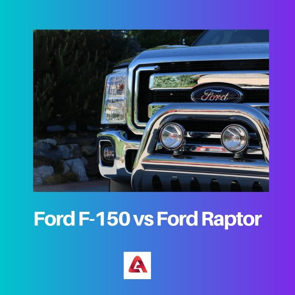 Ford F 150 vs Ford Raptor