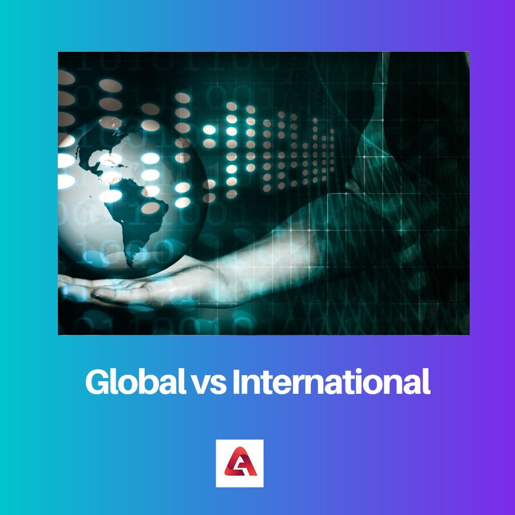 Global vs International