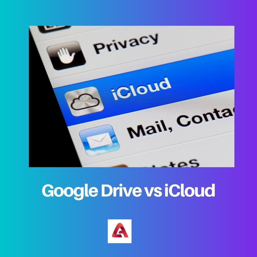 Google Drive vs iCloud