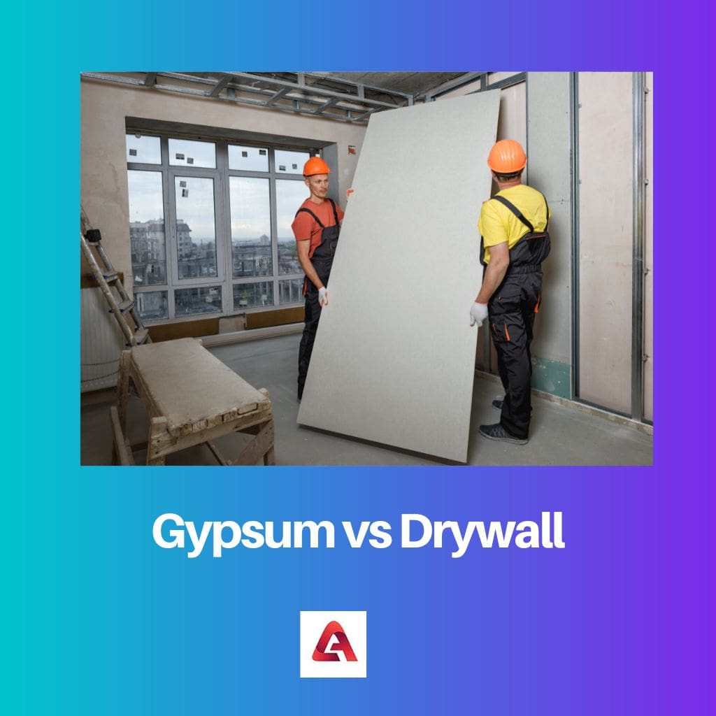 Gypsum vs Drywall