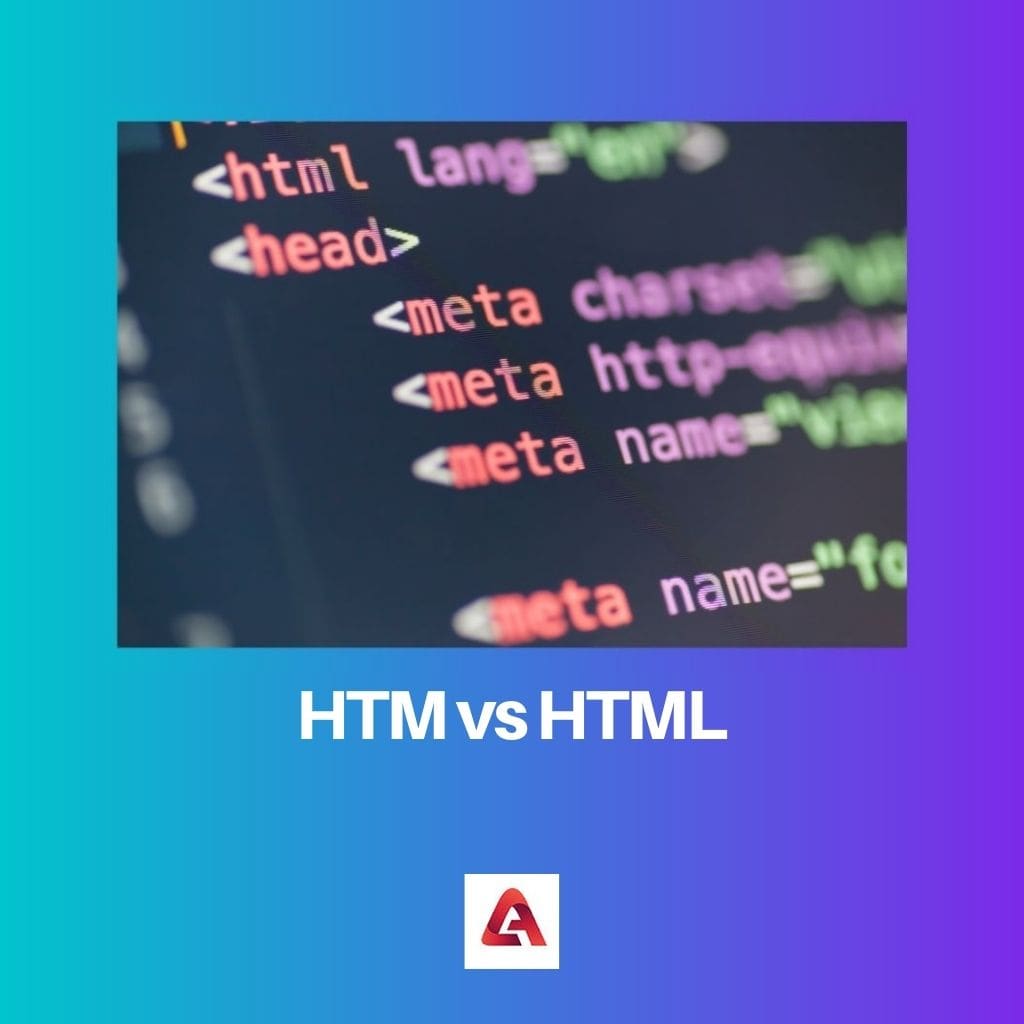 HTM vs HTML 1