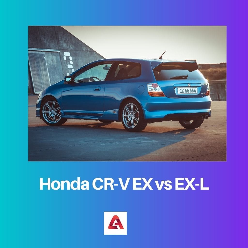 Honda CR V EX vs EX L