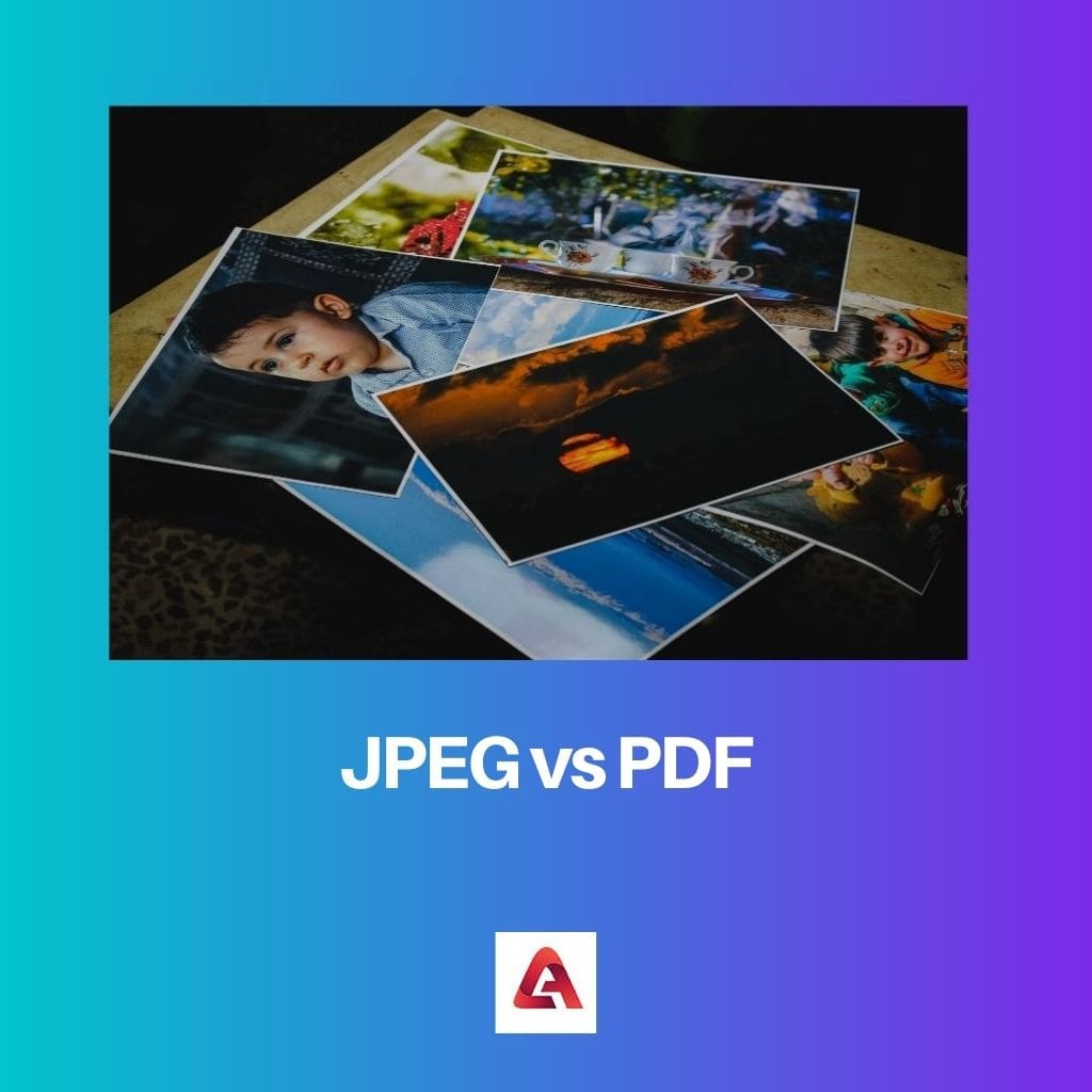 JPEG vs PDF 1