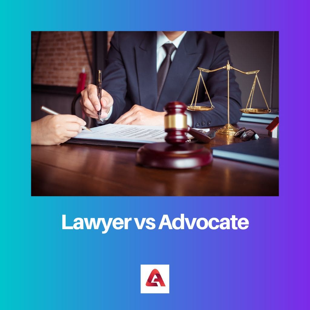 Lawyer vs Advocate