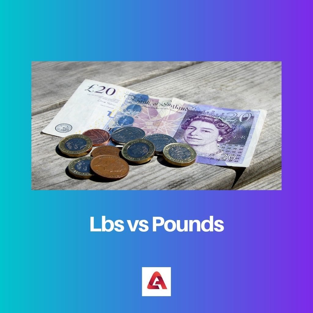 Lbs vs Pounds