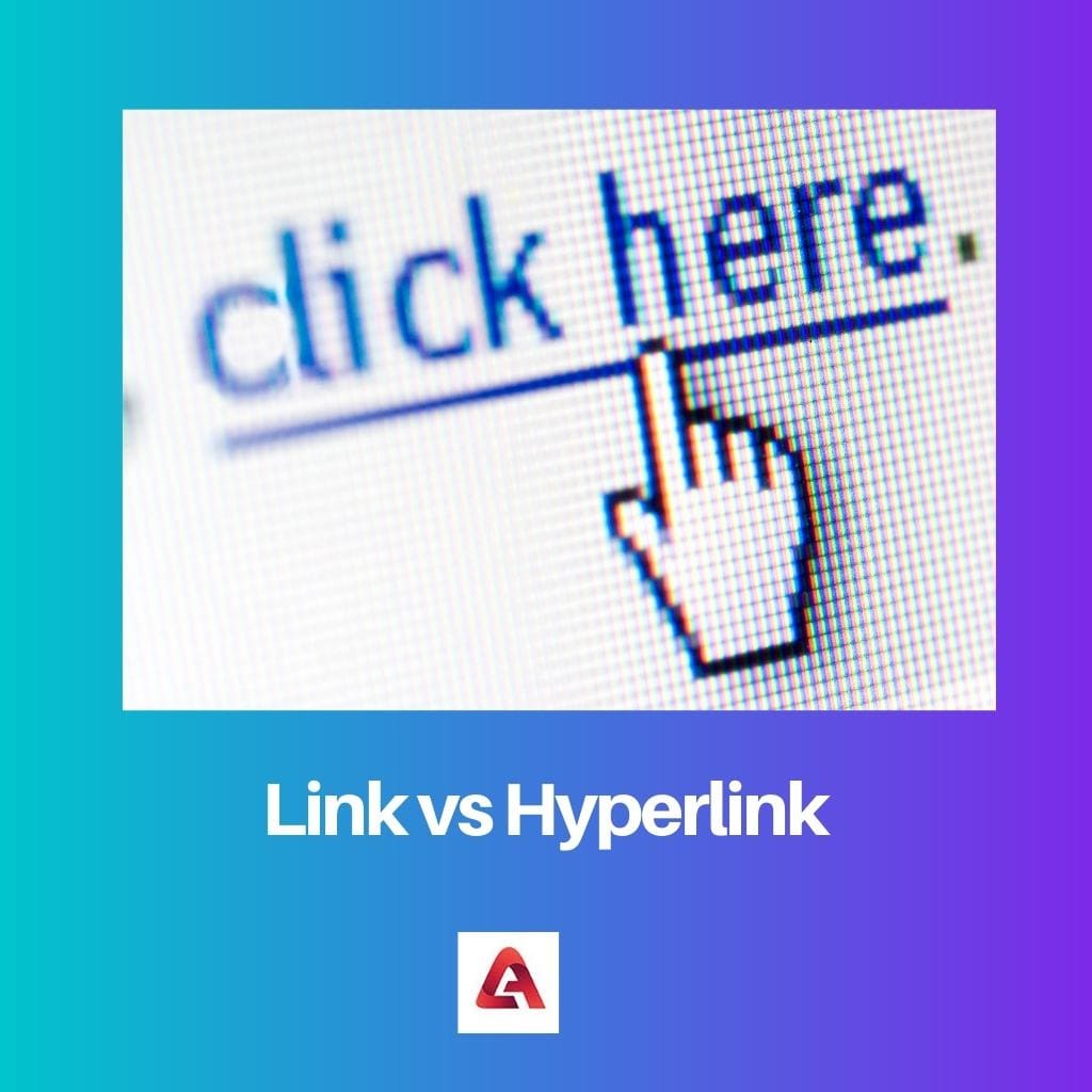Link vs Hyperlink