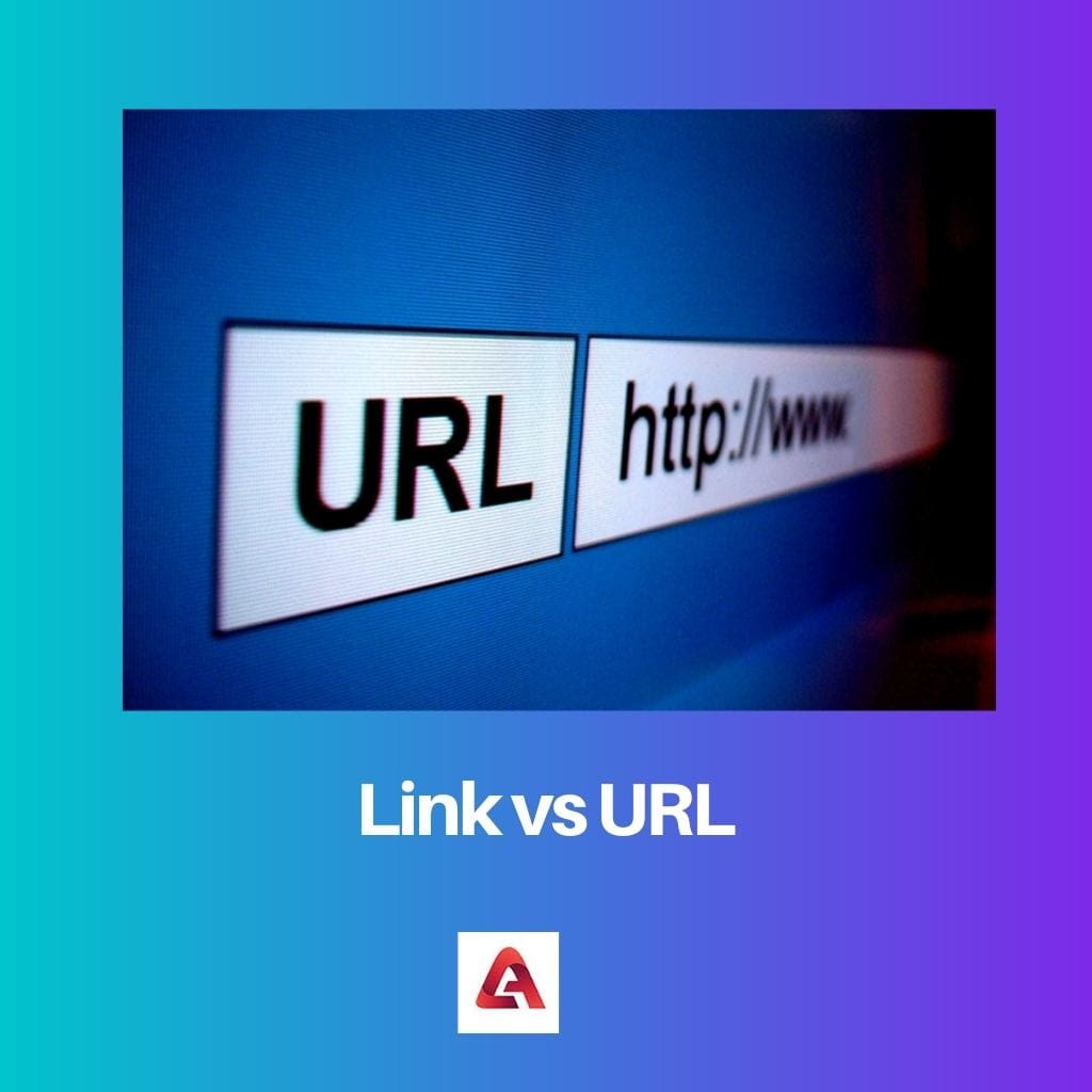 Link vs URL