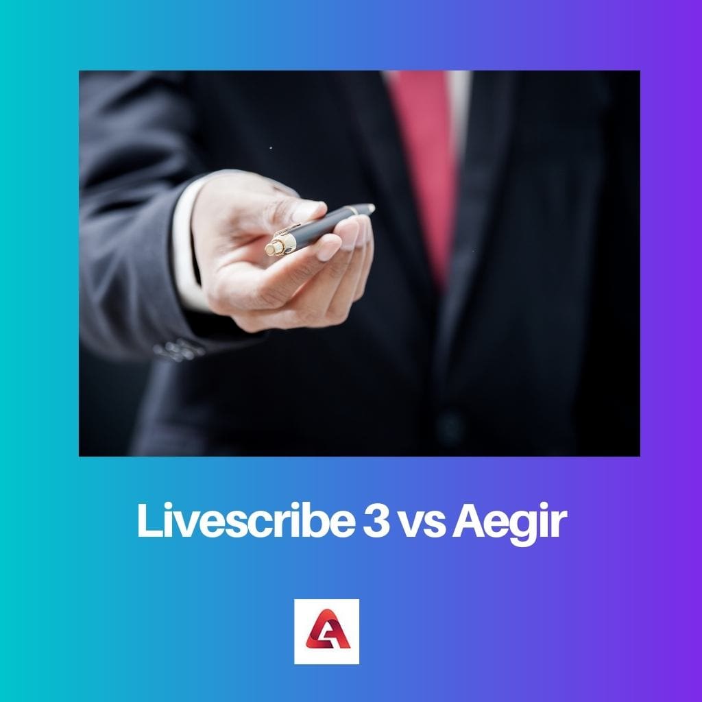 Livescribe 3 vs Aegir