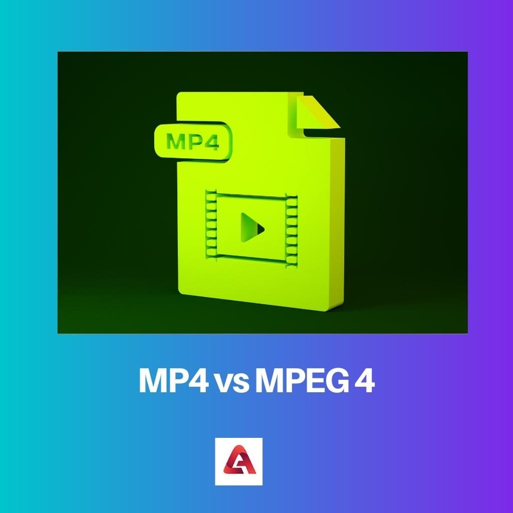 MP4 vs MPEG 4