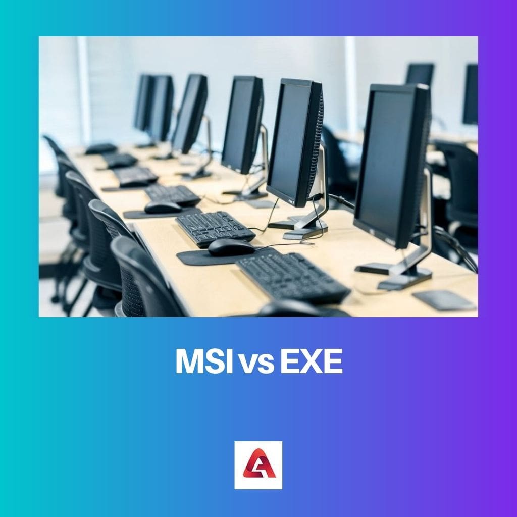 MSI vs EXE 1