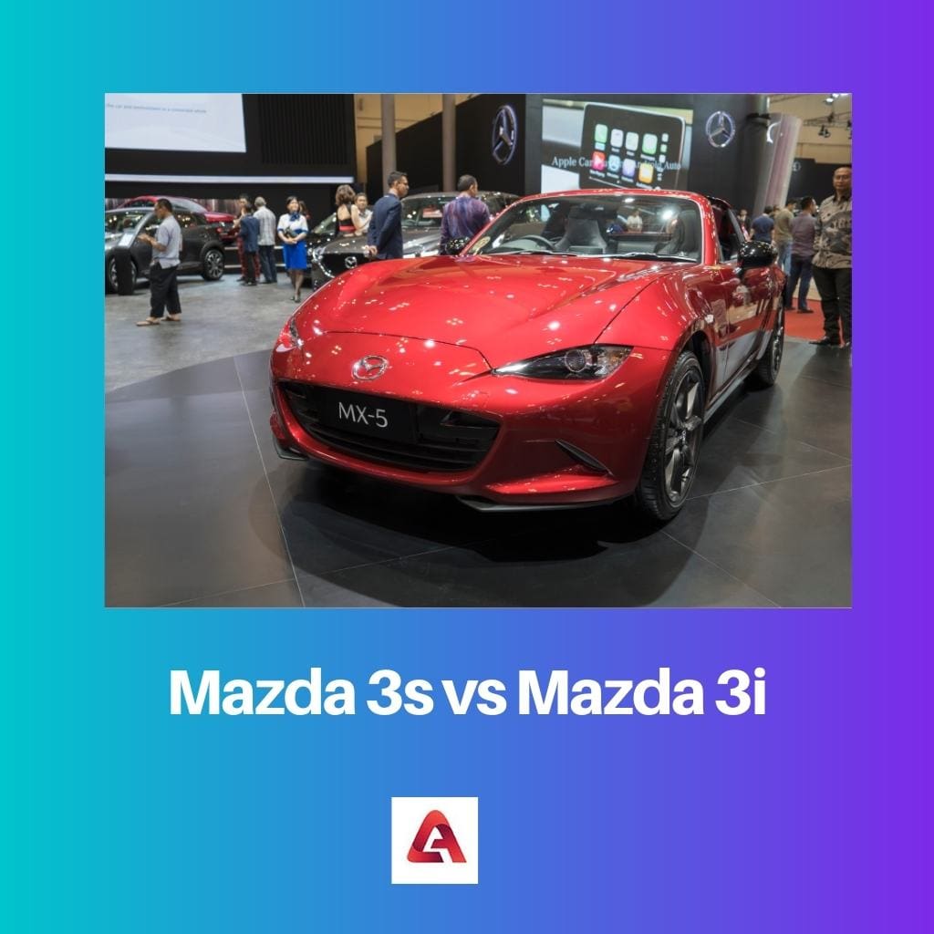 Mazda 3s vs Mazda 3i