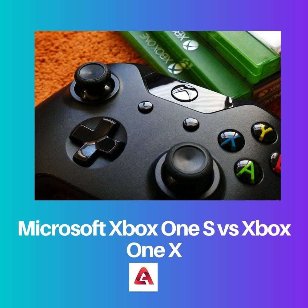 Microsoft Xbox One S vs Xbox One X