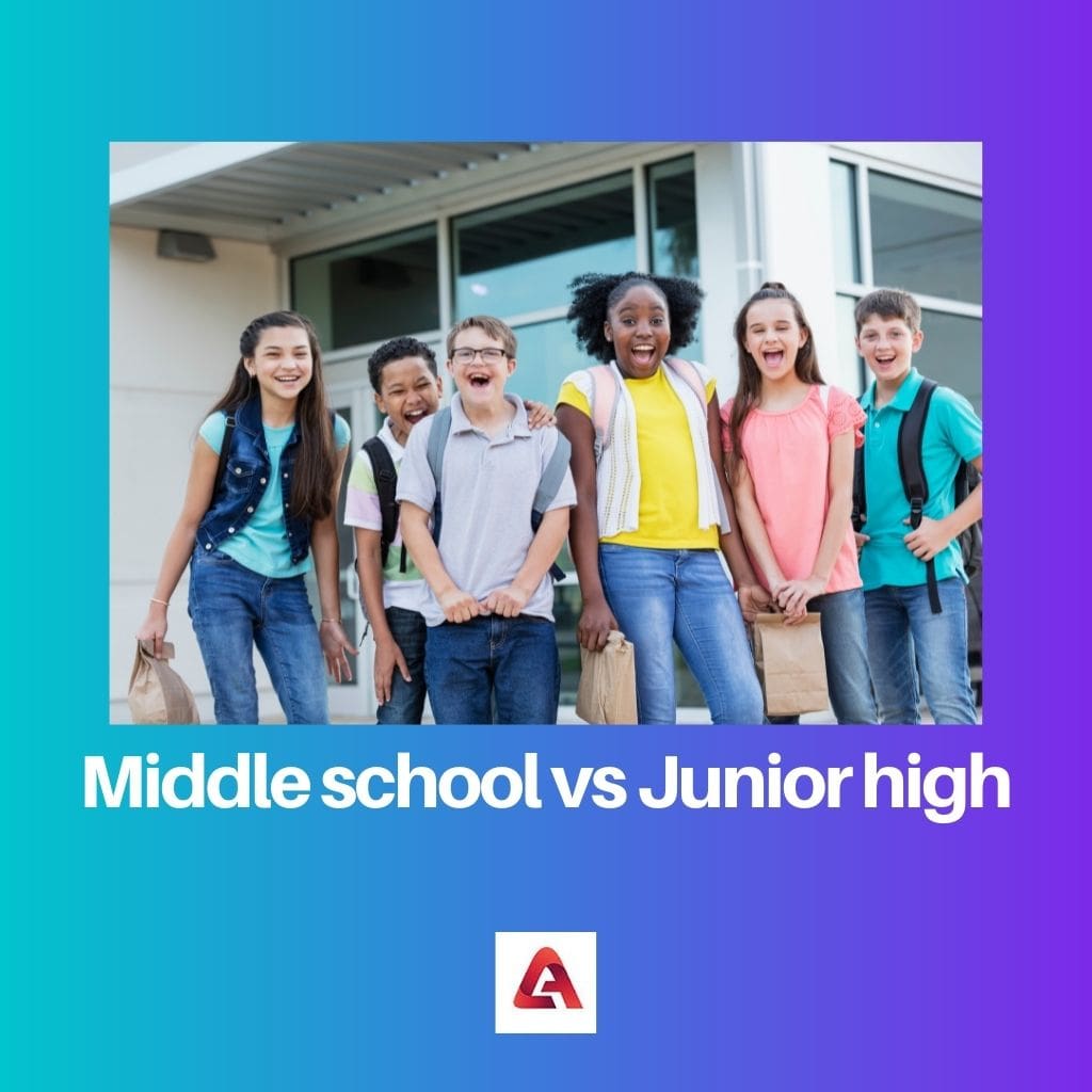 Middle school vs Junior high